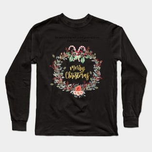 Christmas Corporate Postcard English version Long Sleeve T-Shirt